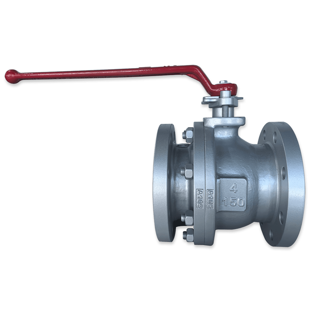 API 608 flanged stainless steel floating ball valve for process plant piping
